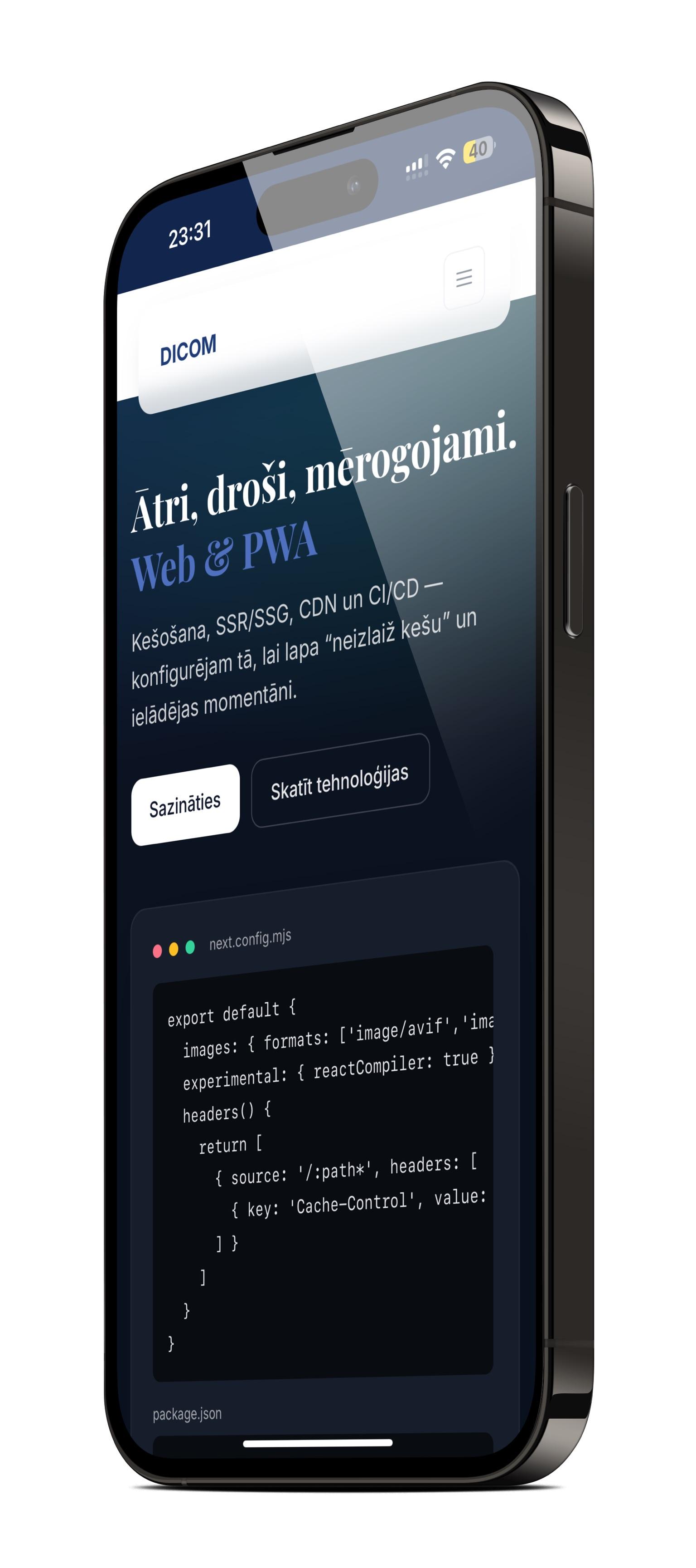 Progressive Web App features